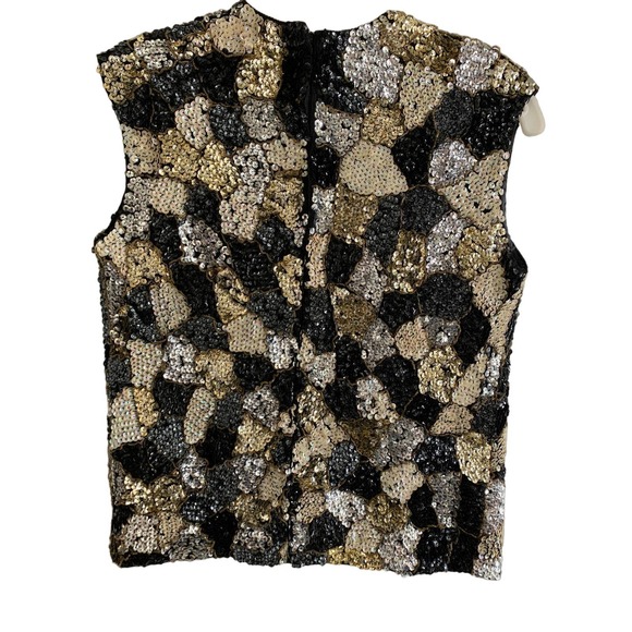 Sequin party top. One of a kind In excellent condition. Great for after game ! - Picture 2 of 6